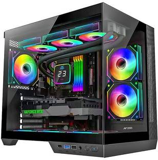 Ant Esports Crystal X4 Mid Tower Cabinet Compatible with Computer