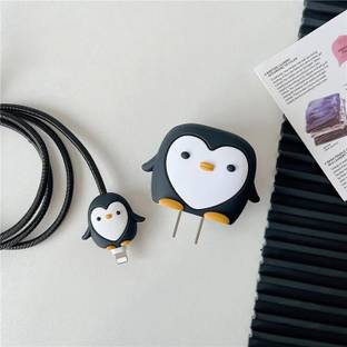 ELVORA Charger Cover for iphone 18W/20W Type C Adapter Full Protection 3D Astronaut Cable Protector