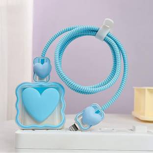 MOBISINGH Silicone Pull String Headphone Case For Compatible with Apple 20W Adapter