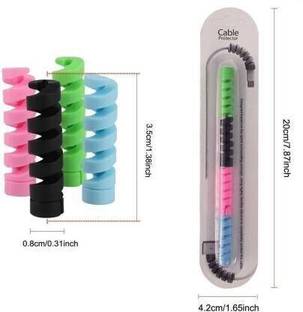 Glock Data ble Saver Charging Cord Protective Cable Cover Colourful (Multi Color) Cable Protector