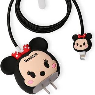 GameSir 3D Minnie Mouse Charger Protector – Durable Cable Case for USB-C Fast Charger Cable Protector