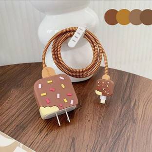 TECHWIND DESIGNER/CARTOON CASE COVER COMPATIBLE FOR SAMSUNG 25W TYPE C ADAPTER/CHARGER Cable Protector