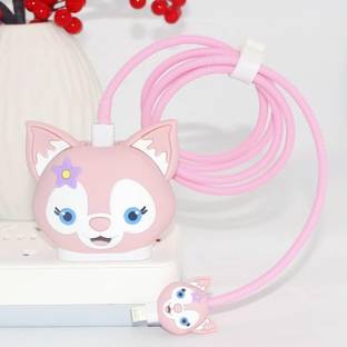 TECHWIND Silicone Press Stud Headphone Case For Compatible With Apple 18/20W Adapter