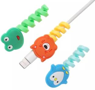 SANNO WORLD Spiral Cable Protector for Universal Android OnePlus Cables Cartoon Cable Protector
