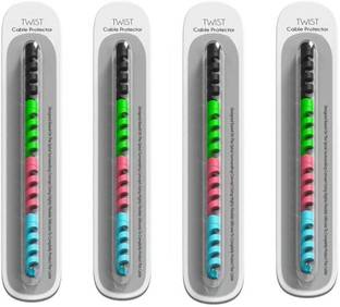 Ankev Cable Protector for USB, Mouse, Cable, Suit for All Chargers, Set of 4 (16Pcs) Cable Protector