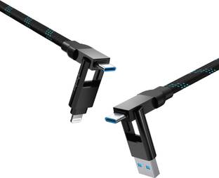 URBN USB Type C Cable 5 A 1.22 m 4 in 1 Quad 100W Mfi Certified