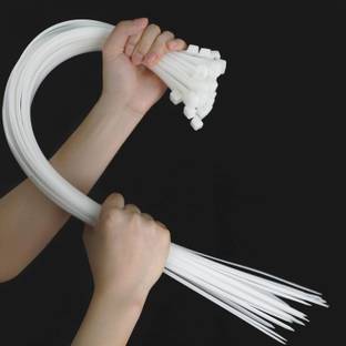 SHIVROH STAR Heavy Duty 400 MM - 16 inch Industrial Self Locking Wire Teeth Grip Zip Wire Tie Nylon Flexible Straps Cable Tie