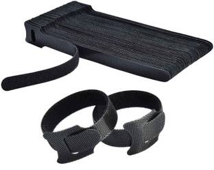 STORITE 20Pk-6 Inch Cable Organizer Double Sided Hook & Loop Wire, Reusable Ties Nylon Releasable Cable Tie