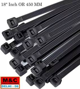 MANDC 18" Inch Cable Tie Nylon Flexible Straps Cable Tie