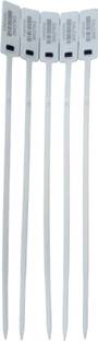 calcine Pack of 150 16 Inch Security Cable Seal Self-locking Ties Container Seal Lock Plastic Hook & Loop Cable Tie