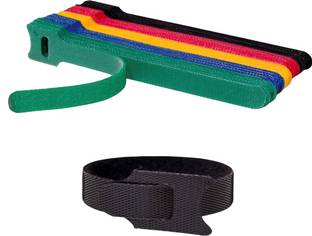 STORITE 20Pk-6 Inch Cable Organizer Double Sided Hook & Loop Wire, Reusable Ties Nylon Releasable Cable Tie