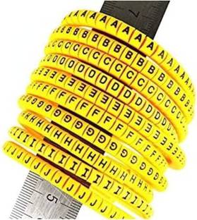 DECENT AIR SYSTEM Self Locking Cable Marker Ferrules (Alphabetic A to Z) (10mm²) Plastic Standard Cable Tie
