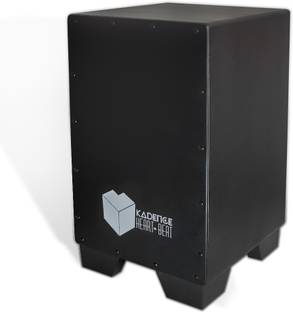 KADENCE Black Heartbeat, Compact and Lightweight Percussion Box (Matt Finish HB01) Cajons