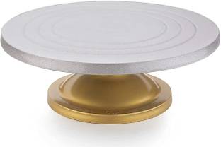 Greenstone Cake Decorating and Icing Turntable Serving Stand 360° Rotating Cake Stand,30 cm Plastic Cake Server