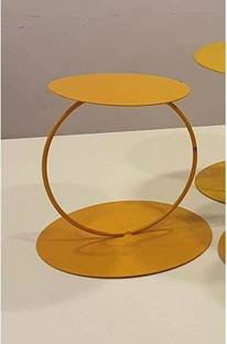 Umar Craft Golden Round Cake Spacer - Stylish Cake Separator for Layered Creations Stainless Steel Cake Server