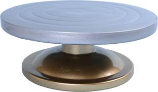 Viraj Prime Heavy Quality, Fiber Turntable, 360° Smooth Rotation, 12 Inch Cake Maker Plastic Cake Server