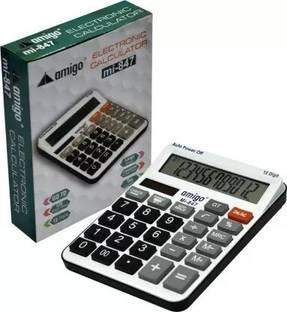 Amigo 847 Basic Calculator with New Design Basic  Calculator