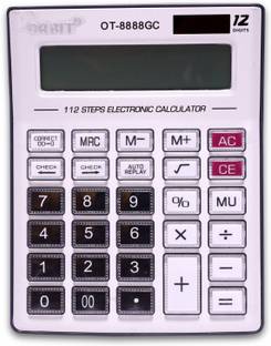 Villy Orbit Steps Check and Correct Desktop Calculator Tax Keys Digits Display Basic  Calculator