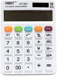 Villy OT-567 12-Digit Desktop Calculator – Perfect for Office & Home Basic  Calculator
