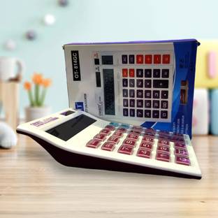 PW PENCILWALA SUPER STYLISH EVERYDAY USE DUAL POWER STYLISHY OT-814GC REAL SOLAR FOR OFFICE & HOME USE Financial  Calculator