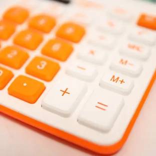 Alpha tech Compact 12 Digit Calculator Sharp Display Smooth Keys Basic  Calculator