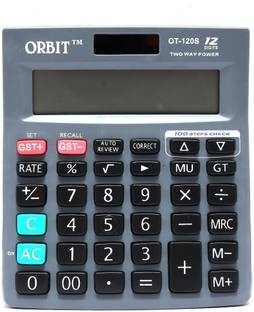 Villy Desktop Calculator with GST Tax Functions, Extra Large Display 120s Basic  Calculator
