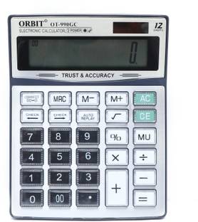 Villy Orbit Financial and Business Office Calculator with 12 Digits Big Display Basic  Calculator