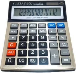 Shiv Damru CT-912ND Premium Quality Big Display/Big Button 14 Digit Big Size Calculator Basic  Calculator