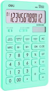 Deli EM01531 12D Desktop Calculator LCD Display Compact Calculator 3 Years Warranty Basic  Calculator