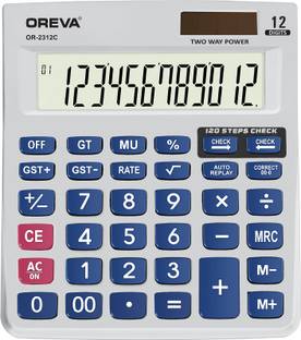 OREVA OR-2312 C [WHITE] Solar & Battery Calculator Desktop Financial  Calculator