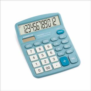 HAUSER HC-XO 837 | Big Display | Dual Powered HC-XO 837 Basic  Calculator