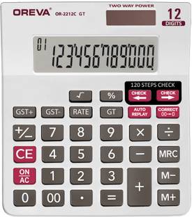 OREVA OR-2212C GT [WHITE] Solar & Battery Calculator Desktop Financial  Calculator