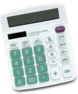 snrn Multifunctional Easy To Use Multicolored Professional Dual Power Calculator Orbit Basic  Calculator
