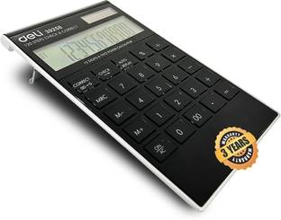 Deli W39258 12d Calculator Big Size 3 Years Warranty with Steps Check and Correct Desktop Calculator Basic  Calculator