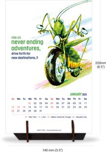 pocket wishes Life Lover 2025 Table Calendar