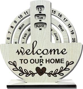 Print Ginnie Welcome To Our Home (Lifetime Infinite Round Calendar Office/Home) 2025 Table Calendar