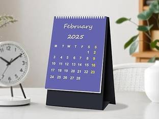 Photojaanic Table Desk New Year Calendar 2023 Size 4X6, 300 gsm thick paper13 Pages 2022 Table Calendar