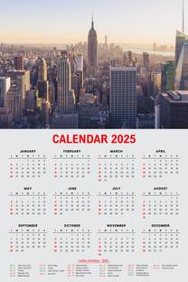 Imagine Printing Solutions Image Wall Calendar 2025,12 Months for Home,Office(Size: 36x24Inches) 2025 Wall Calendar