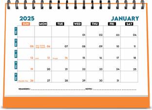 ESCAPER A5 Size Planner Desk Calendar for uses offices 2024 Table Calendar