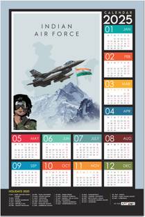 ARTBOX Indian Air Force Calendar | Indian Army Calendar | Wall Calendar 2025 2025 Wall Calendar