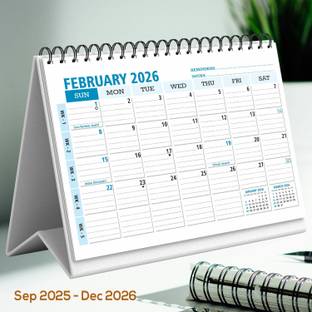 Vivid Print Table Calendar Big 10x8" , line planner 12 month of habit tracker & Scheduler 2024 Table Calendar