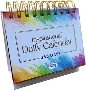 Crafty 365 Days Calendar Every year Table Calendar