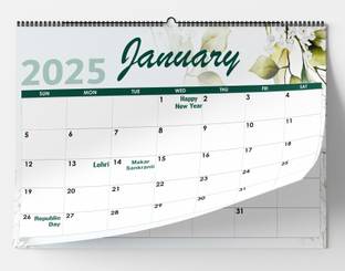 AccuPrints GLW wall 12 x 18 inch 2025 Wall Calendar