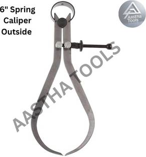 AASTHA TOOLS Spring Caliper – Outside 6” INCH / 150 MM – Measuring Tool Joint Calipers Outside Caliper