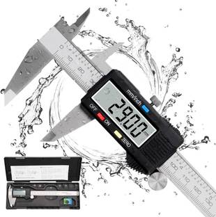 CLIPER 6 Inch Digital Micrometer Caliper Gauge Vernier Caliper with Large LCD Screen Digital Caliper