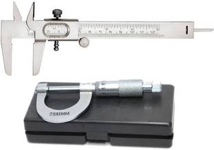 GoodsBazaar Labworld Vernier Caliper Depth Gauge for Measurement of Round Objects Nickel Vernier Caliper