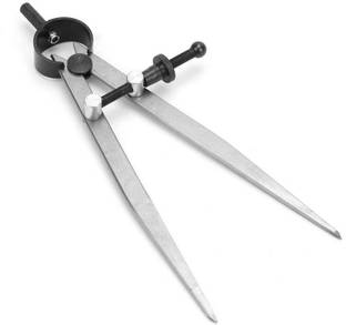 STAR TOOLLS Spring Caliper – Divider 6” INCH / 150 MM – Measuring Tool Joint Divider Caliper