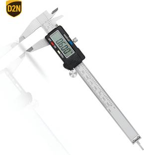 D2N Digital Vernier Caliper 150mm/6 Inch Steel LCD Display with mm/inch for ConversionIndustrial & DIY Use VC-0012 Digital Caliper