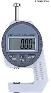 s r enterprise 12.7 mm Thickness Gauge, Flat Head Thickness Tester Dial,gauge measuring tool,gauge machine Digital Caliper