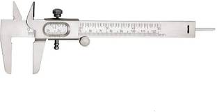 Humming 125mm MS Iron Nickel Vernier Caliper Gauge Mechanical SS Ruler Vernier Caliper